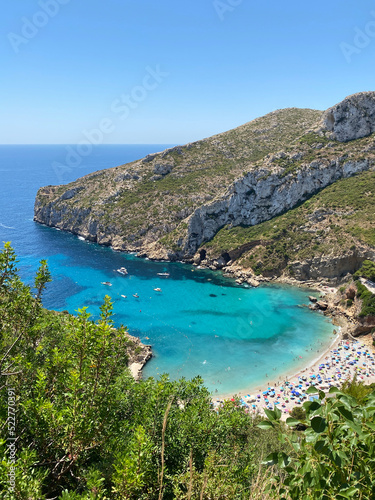 Photos of the beautiful Granadella Beach located in Javea  a good place for sightseeing.