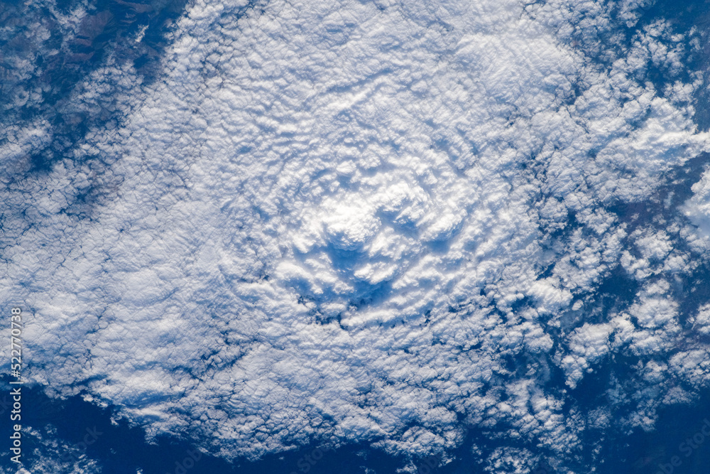 Obraz premium Majestic clouds. Digital enhancement. Elements by NASA