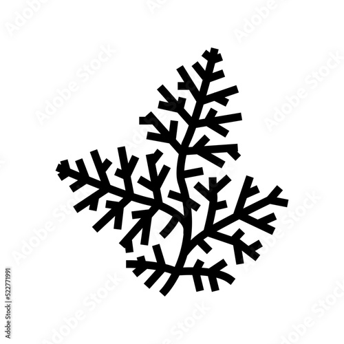 water wisteria line icon vector. water wisteria sign. isolated contour symbol black illustration
