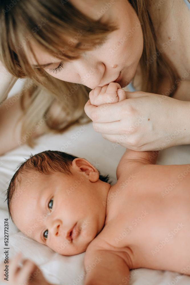 mother newborn baby arms birth new life mother newborn baby arms birth new life