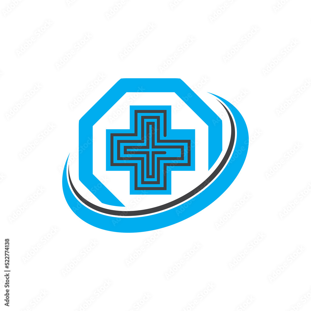 Health medical logo template vector Health medical logo template vector