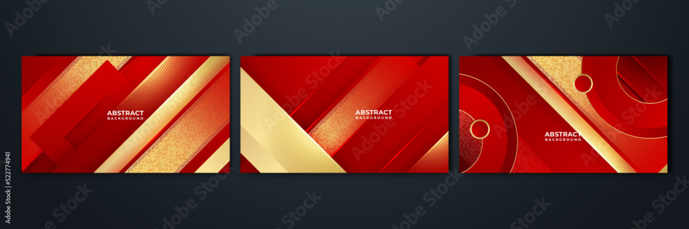 Red and gold background