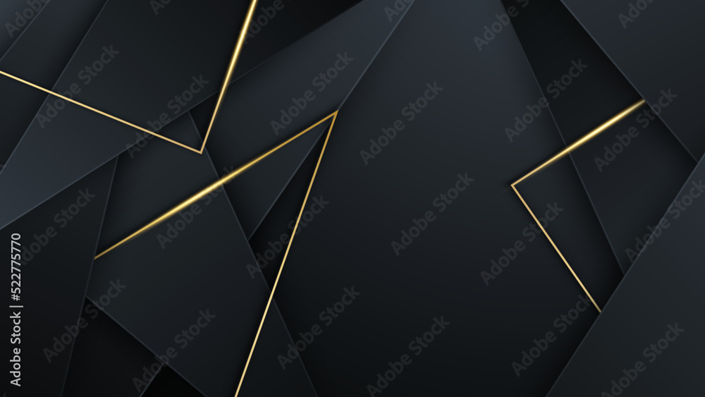 Black gold background Stock Vector | Adobe Stock