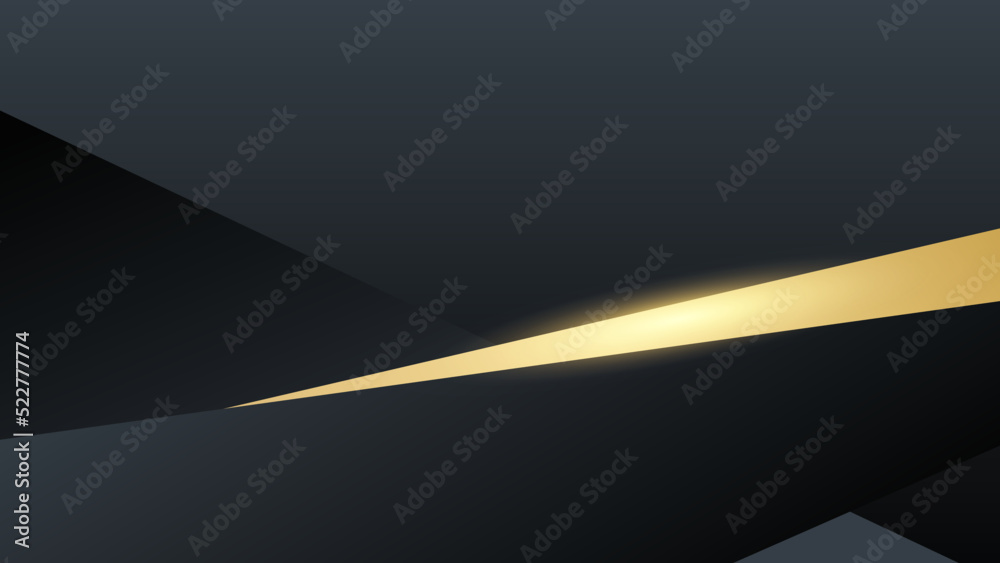 Abstract black and gold background Abstract black and gold background
