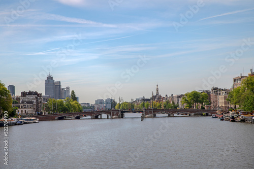 View From The Torontobrug Bridge At Amsterdam The Netherlands 18-7-2022 © Robertvt