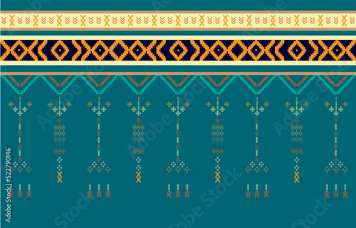 Geometric ethnic oriental pattern traditional Design for clothing, fabric ,book and blueprint. abstract geometric and tribal patterns, usage design local fabric patterns, 