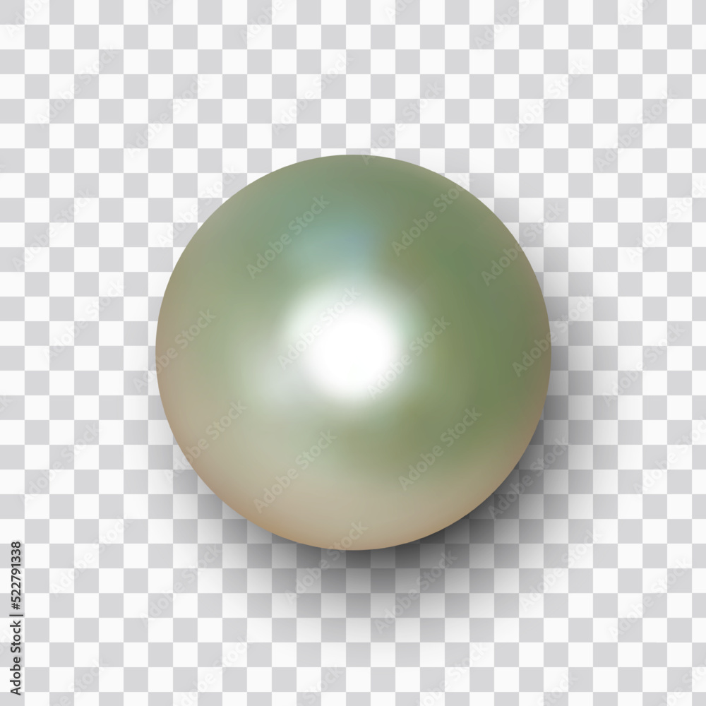 Pearl ball, pearls on a white background, design element Pearl ball, pearls on a white background, design element