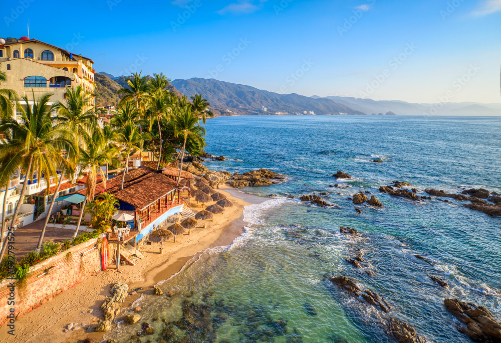 Puerto Vallarta South Beach StockFoto Adobe Stock