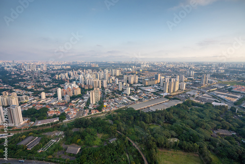 Aerial View of Vila Leopoldina neighborhood - Sao Paulo  Brazil