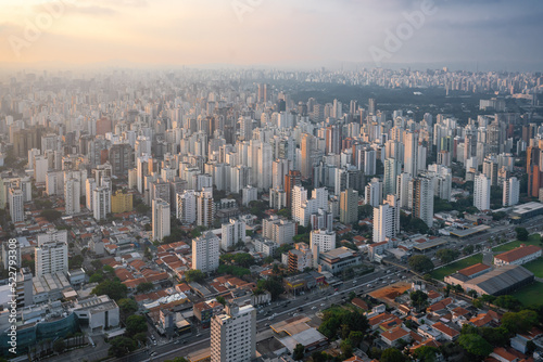 Aerial View of Indianapolis neighborhood - Sao Paulo, Brazil