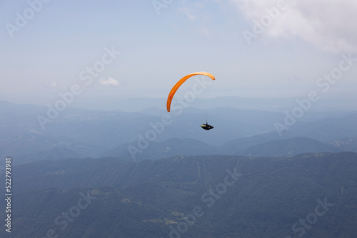 Paragliding Extremist over Julian Alps