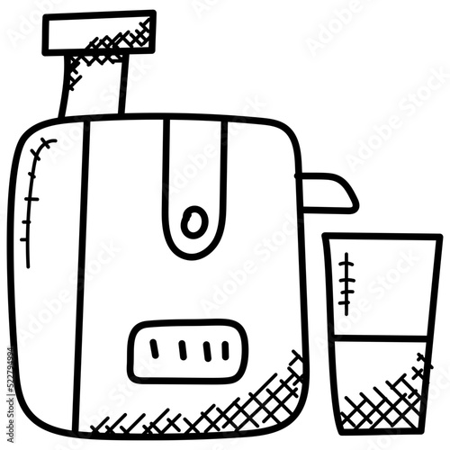 Juicer Machine with Glass