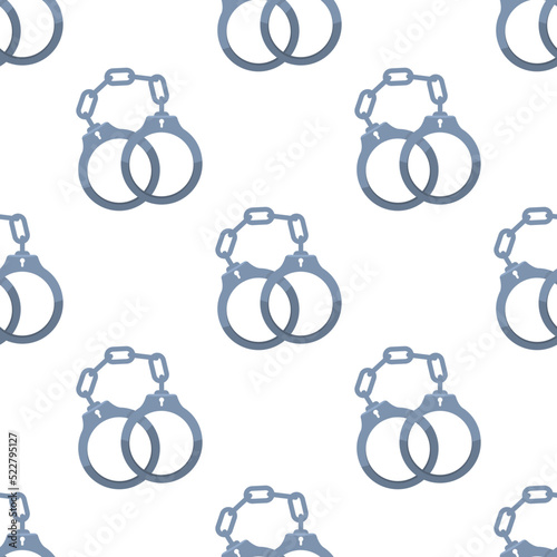 Handcuff seamless pattern for your background.
