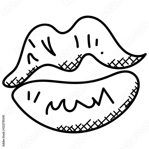 Parted Lips