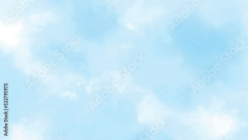 Blue sky and clouds with copy space. The sky arts
