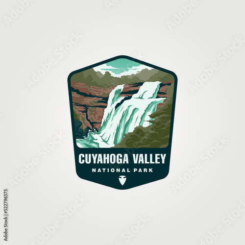 Cuyahoga valley national park logo vector symbol illustration design, national park emblem