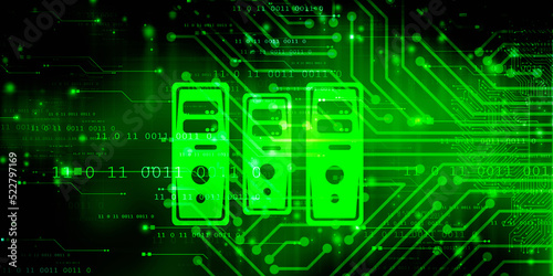 2d rendering Database storage illustration