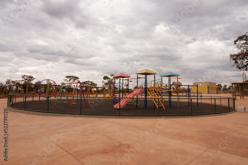 Wallpaper Mural A newly constructed playground in Burle Marx Park in the Northwest section of Brasilia, known as Noroeste Torontodigital.ca