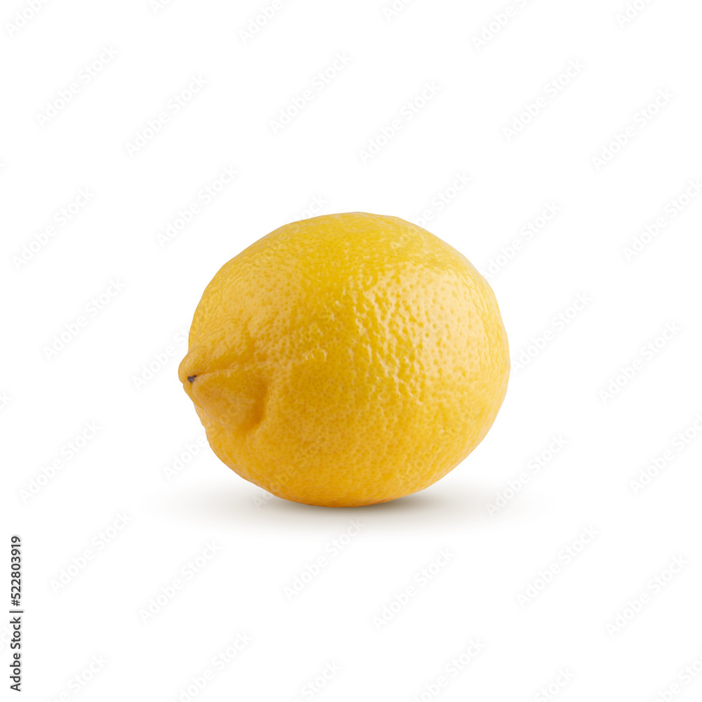 yellow lemon isolated on white background yellow lemon isolated on white background