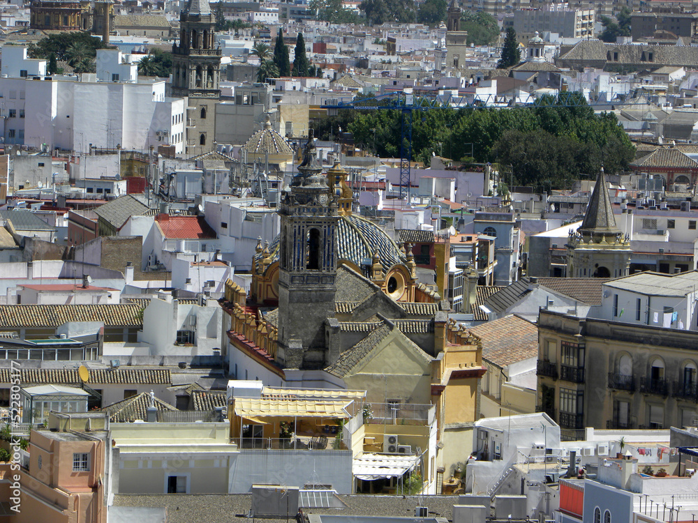 Fototapeta premium Vista dalla Cattedrale di Siviglia