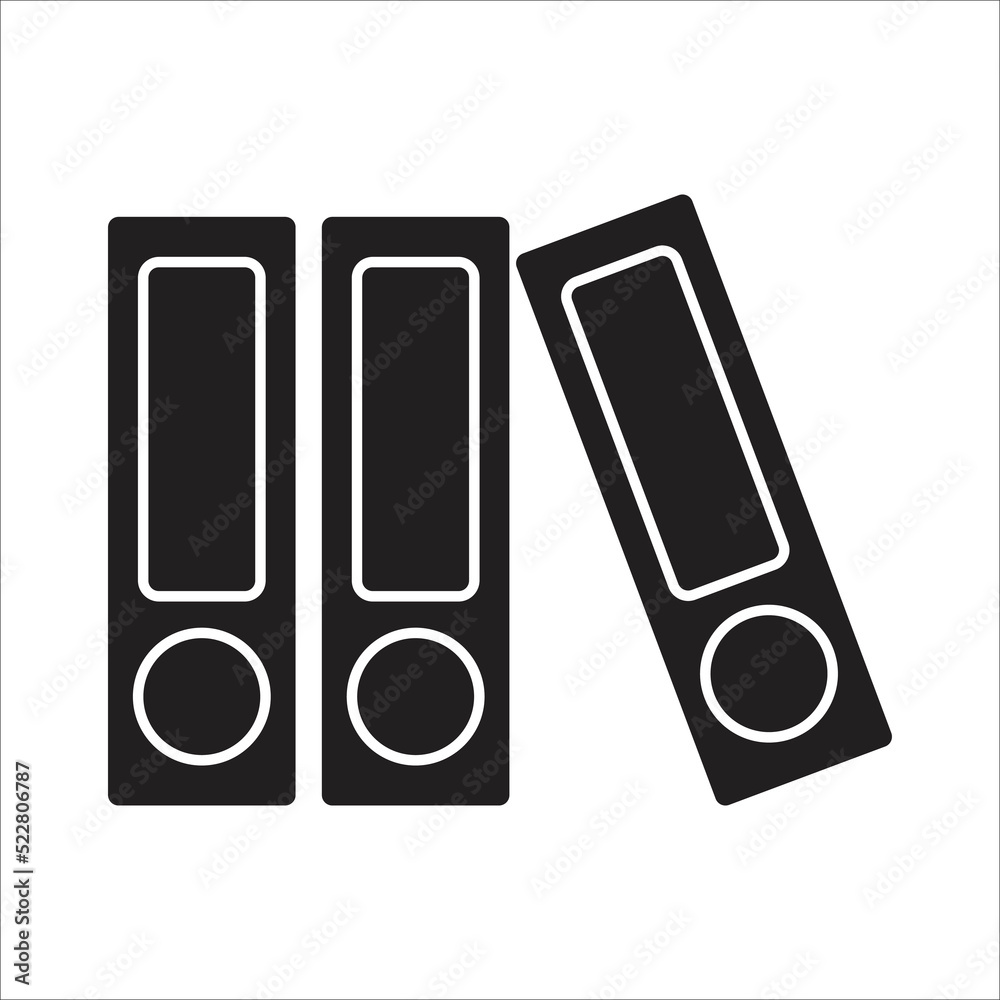 binder ordner icon vector design template binder ordner icon vector design template