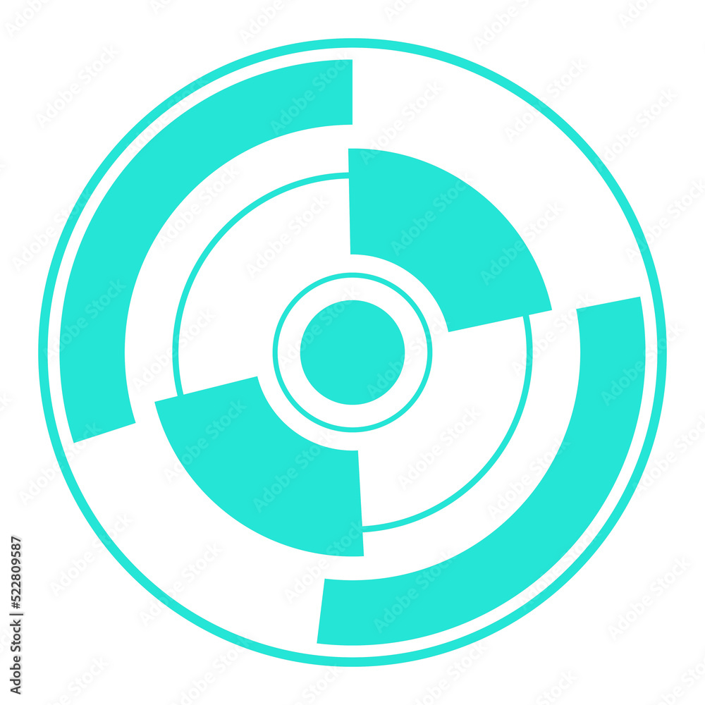 HUD Sci-fi display interface design elements. HUD Sci-fi display interface design elements.
