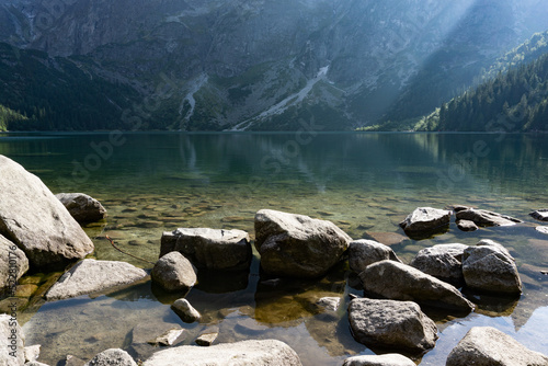 Fototapeta Naklejka Na Ścianę i Meble -  lake in the mountains