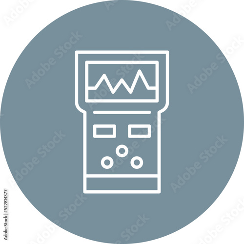 Analyzer Line Two Color Icon