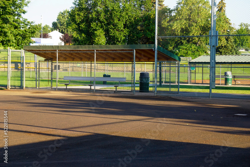 Wallpaper Mural Empty baseball and softball field Torontodigital.ca