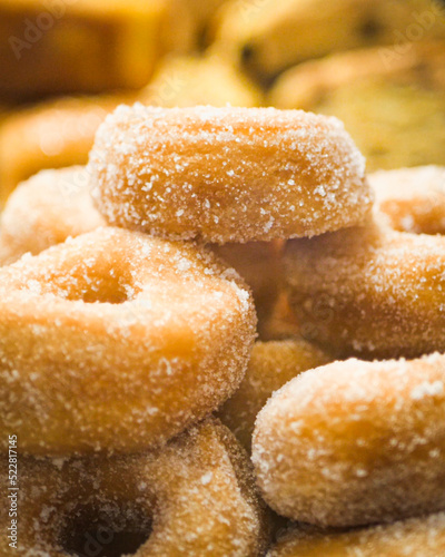 Freshly cooked doughnuts 