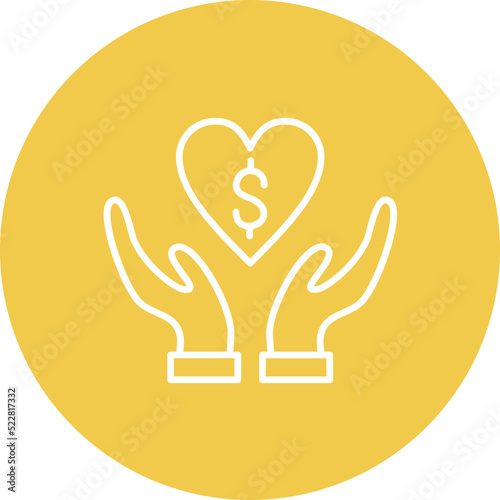 Non Profit Organization Line Two Color Icon