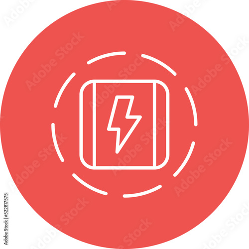 Energy Line Two Color Icon