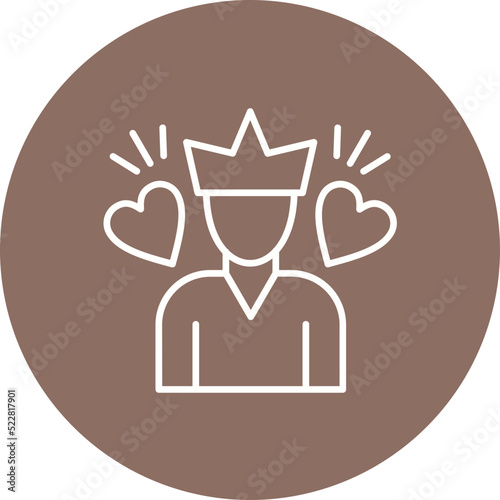 Self Esteem Line Two Color Icon