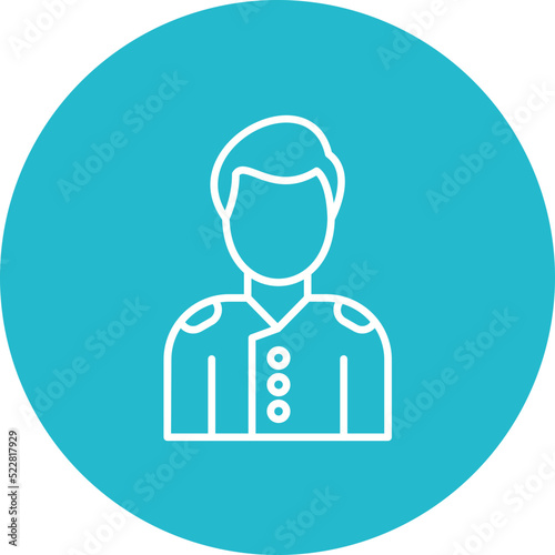 Concierge Line Two Color Icon