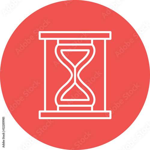 Hourglass Line Two Color Icon