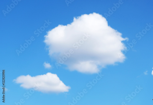 Blue sky and white cloud on a sunny day - skyscape   Cloudscape  beautiful blue sky for background