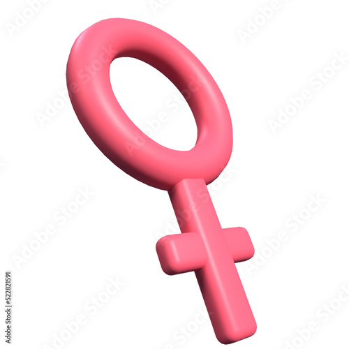 3D Female Symbols