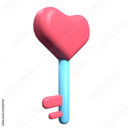 3D Love Keys