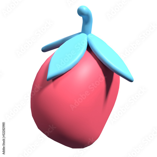 3D Strawberry