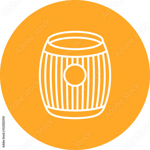 Barrel Line Two Color Icon