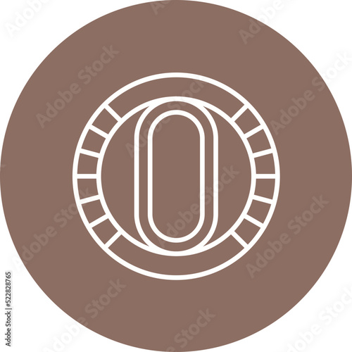 Velodrome Line Two Color Icon