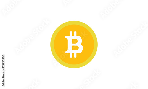 Vector icon of Crypto currency coin