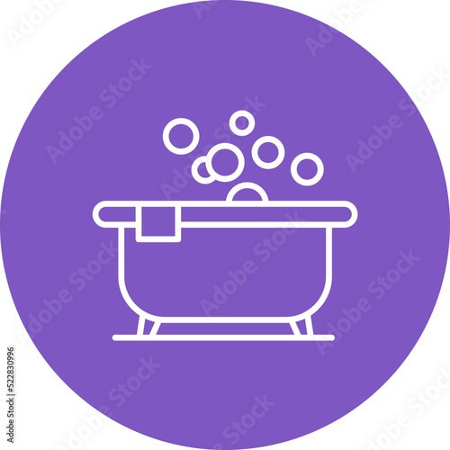Jacuzzi Line Two Color Icon