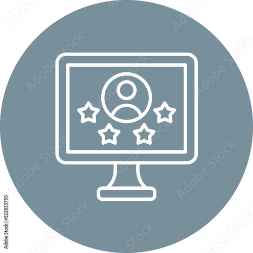 Satisfaction Line Two Color Icon
