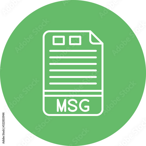 MSG Line Two Color Icon