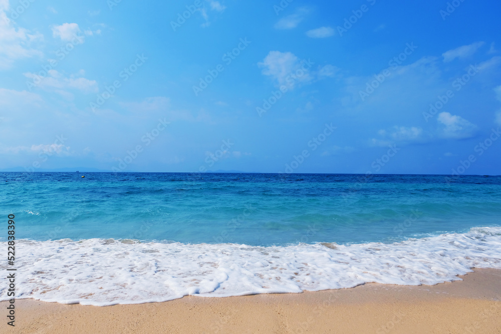 The Beautiful beach at Summer in Thailand - Koh Lan, Beach and sea for background and wallpaper