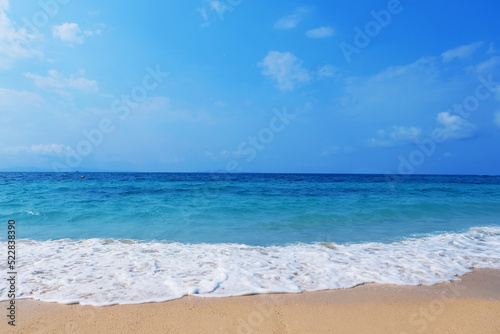 The Beautiful beach at Summer in Thailand - Koh Lan  Beach and sea for background and wallpaper