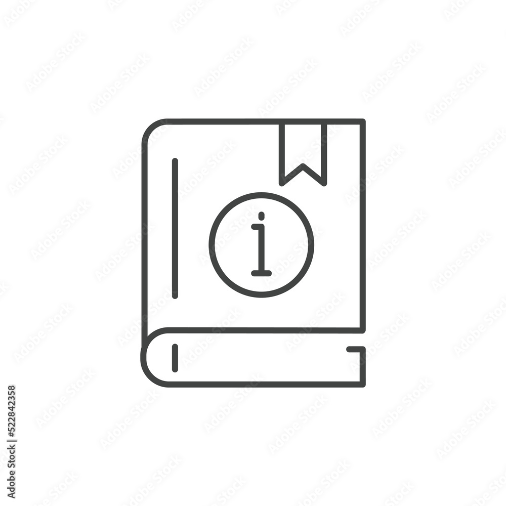User guide book icons symbol vector elements for infographic web User guide book icons symbol vector elements for infographic web