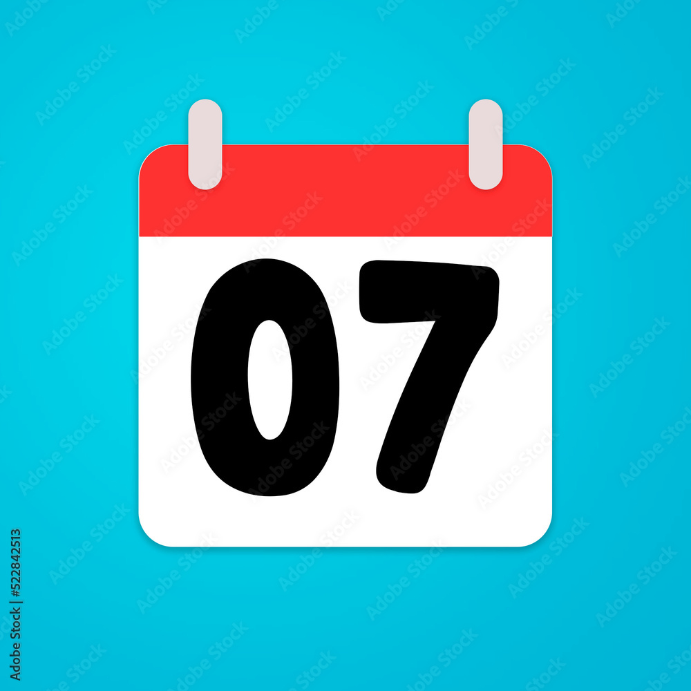 calendar vector, icon, date, illustration numbers calendar vector, icon, date, illustration numbers