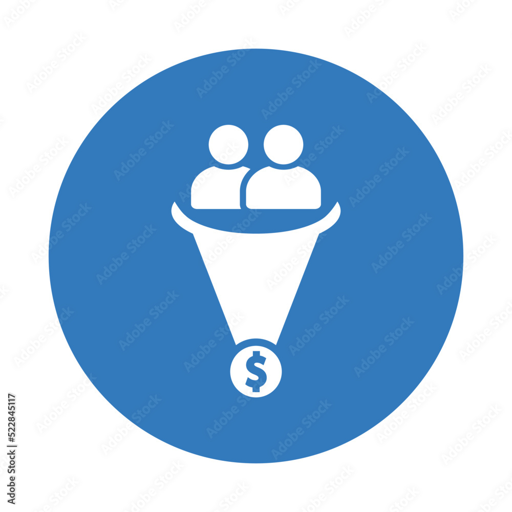 Conversion rate optimization icon. Blue color design. Conversion rate optimization icon. Blue color design.